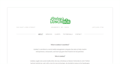 Desktop Screenshot of lindseyslunchbox.com